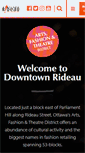 Mobile Screenshot of downtownrideau.com